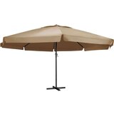  Zunanji senčnik z aluminijastim drogom 600 cm taupe | Shoptok.si