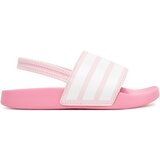 Adidas Papuče za devojčice Adilette Estrap C, Roze - bele Cene