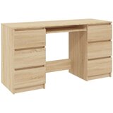 Pisalna miza sonoma hrast 140x50x77 cm iverna plošča, (20640707) | Shoptok.si