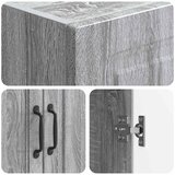  Set ormara 2 kom. Siva Sonoma Konstruirano drvo - Sivi hrast sonoma | shoptok.hr