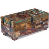  Klubska mizica skrinja trden predelan les 80x40x35 | Shoptok.si