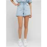 Lee Light Blue Womens Denim Shorts - Women