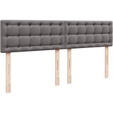  Otomanski krevet s madracima i LED sivi 160x200cm umjetna koža | shoptok.hr