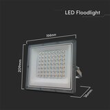  LED reflektor LED/50W/230V IP65 3000/4000/6500K siva | Eponuda.com