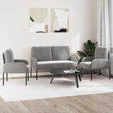  Setovi sofa 3 pcs Svijetlo siva 115 x 56 x 80 cm Šperploča | Eponuda.com