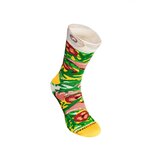 ZOOKSY/RAINBOW SOCKS Rainbow Socks 1 Pair Italian Pizza Socks | Shoptok.si