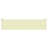  Jastučić za klupu SOEST 100% poliester Krem 200 x 40 x 5 cm Slike