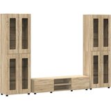  Set TV komoda FLORIN 3 kom. Sonoma hrast Konstruirano drvo | shoptok.hr