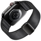 INF Usnjen pašček za uro Apple Watch v starinskem videzu Black S, (21685884) | Shoptok.si