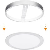 solight WD242-S - LED panel 2 u 1 18W/230V 3000/4000/6000K prečnik 22,5 cm IP54 plafonski | Eponuda.com