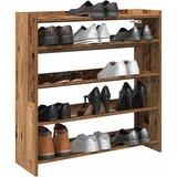 vidaXL Stalak za cipele boja staro drvo 80x25x81 cm konstruirano drvo Cijene