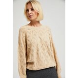 Marisse Women's Sweater Z-Sw-4503 Beige Mel | shoptok.hr