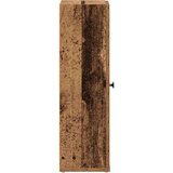 vidaXL Kopalniška omarica z držalom za zvitke star les 20,5x22x72 cm | Shoptok.si