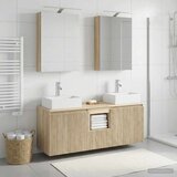  Set ormarića za kupaonicu 5 kom. Hrast sonoma Konstruirano drvo | shoptok.hr
