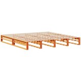  Krevet s regalom za knjige bez madraca 180x200 cm masivno drvo | shoptok.hr