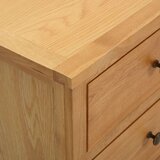  Komoda s ladicama 80 x 35 x 75 cm od masivne hrastovine | Eponuda.com