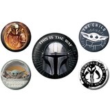 Pyramid International bedževi Star Wars -The Mandalorian - Badge Pack