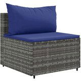  8-dijelni set vrtnih sofa od poliratana s jastucima sivi | shoptok.hr
