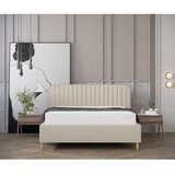 Maison de Rêve Bež tapecirani bračni krevet s prostorom za odlaganje s podnicom 120x200 cm Noto – | shoptok.hr