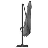 vidaXL Nagibni Roma Parasol Antracit 286x285x265 cm Aluminij | Shoptok.si