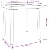  Ležaljka 2 pcs Crna i bijela poliratan | shoptok.hr