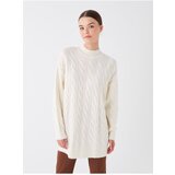 LC Waikiki Half Turtleneck Patterned Long Sleeve Women's Knitwear Tunic | Shoptok.si