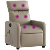 Maison Chic masažni naslanjač - Relax naslanjač kapučino umetno usnje, (22134345) | Shoptok.si