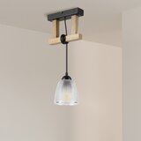  Visilica na sajli LEANDRA 1xE27/15W/230V hrast/crna | Eponuda.com