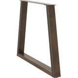  Noge za blagovaonski stol V-oblik 2 kom Prirodni čelik 80 x (72-73,3) cm Čelik | shoptok.hr