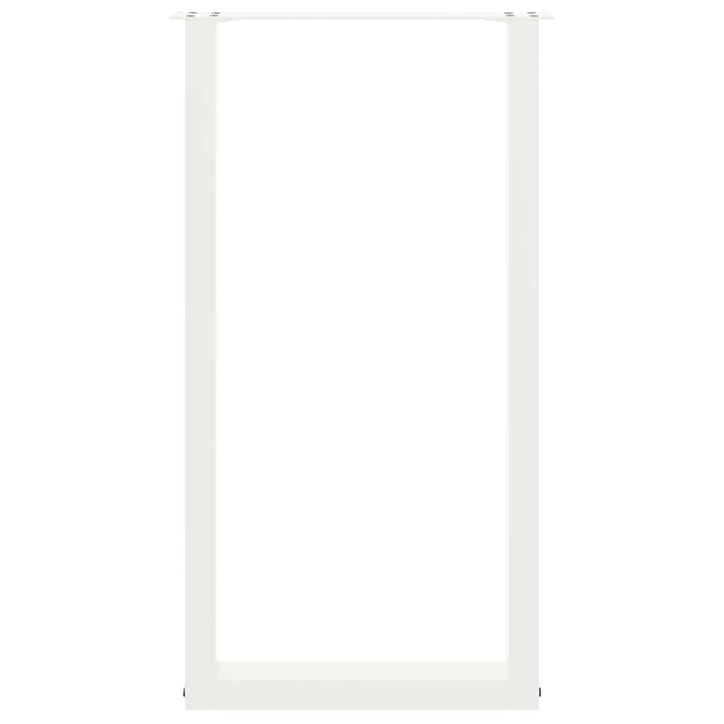  Noge za barsko mizo v obliki črke U, 2 kosa, bele barve, 40 x (90-91) cm, jeklo | Shoptok.si