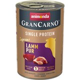 animonda GranCarno Adult Single Protein Supreme 6 x 400 g - Jagnjetina | shoptok.hr