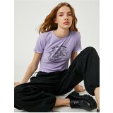 Koton T-Shirt - Purple - Slim fit Cene