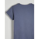 Reserved - Pamučna spavaćica - indigo | shoptok.hr