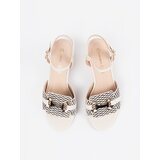 GOODIN White women's sandals with a medium heel | shoptok.hr