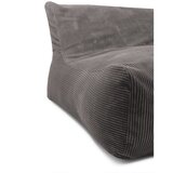 SLOWDOWN Črna vreča za sedenje iz rebrastega žameta Sofa Lounge – | Shoptok.si