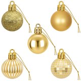  Set božićnih kuglica 150 kom. Zlatno 3 cm Polistiren | shoptok.hr