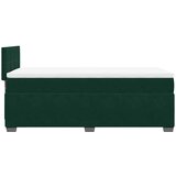 Box spring krevet s madracem tamnozeleni 100x200 cm baršunasti | shoptok.hr