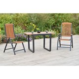 Gardenson Vrtni Set Athos, 3-Delni, Raztegljiva Miza | Shoptok.si