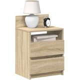  Noćni ormarići 2 kom s 2 ladice Sonoma hrast 40x33x60 cm | shoptok.hr