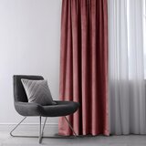 Restilo Ružičasta zavjesa za djelomično zamračenje od samta 140x270 cm Eyelets – | shoptok.hr