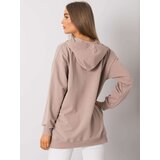 RUE PARIS Sweatshirt-RV-BL-7211.24P-dark beige | Shoptok.si