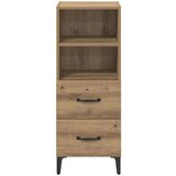 vidaXL Kreveta hrast artisan 34 x 34.5 x 90 cm Konstruirano drvo | shoptok.hr