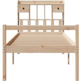  Krevet s regalom za knjige bez madraca 75x190 cm borovina | shoptok.hr