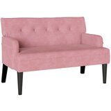  Chesterfield klupa Ružičasta 112 x 65,5 x 75 cm Baršun | shoptok.hr