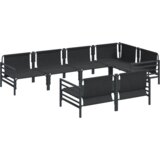 vidaXL Sjedeća garnitura za vrt 7 pcs Antracit 320 x 160 x 71 cm | shoptok.hr