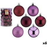  Set božićnih kuglica Vijoličasta Plastika 6 x 7 x 6 cm (6 kom.) | shoptok.hr