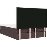  Otomanski krevet s madracem i LED tamnosmeđi 140x190 cm tkanine | shoptok.hr