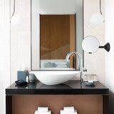 simplehuman Stensko/kozmetično ogledalo z lučjo/povečevalno (5x povečava) 8x23 cm Sensor – | Shoptok.si