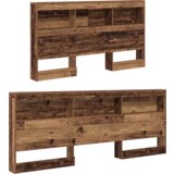  Skladišno uzglavlje Staro drvo 135 cm Konstruirano drvo | shoptok.hr