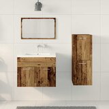  Set namještaja za kupaonicu 3 kom. Staro drvo 60 x 38,5 x 46 cm | shoptok.hr